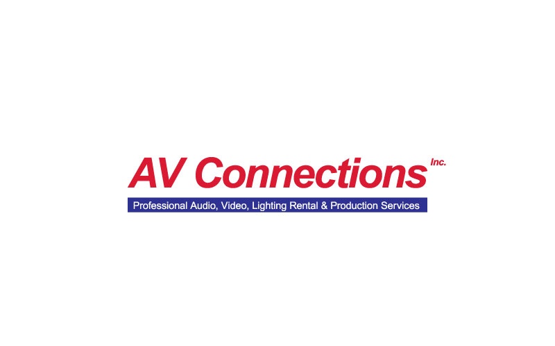 AV Connections, Inc. logo national audio visual lighting rental staging corporation