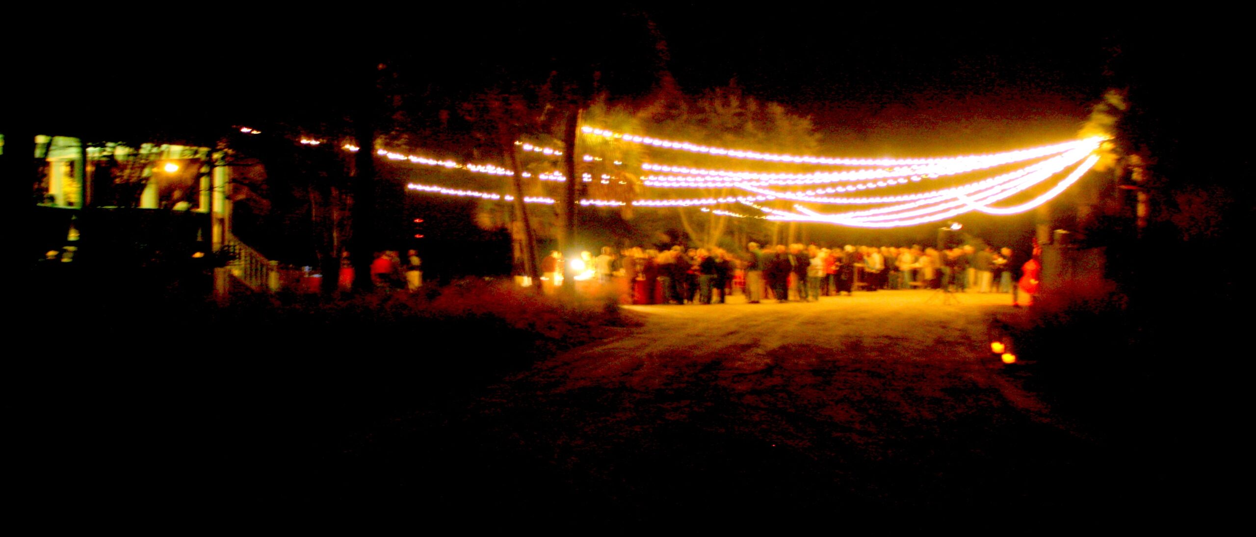 Outdoor event lighting Kiawah